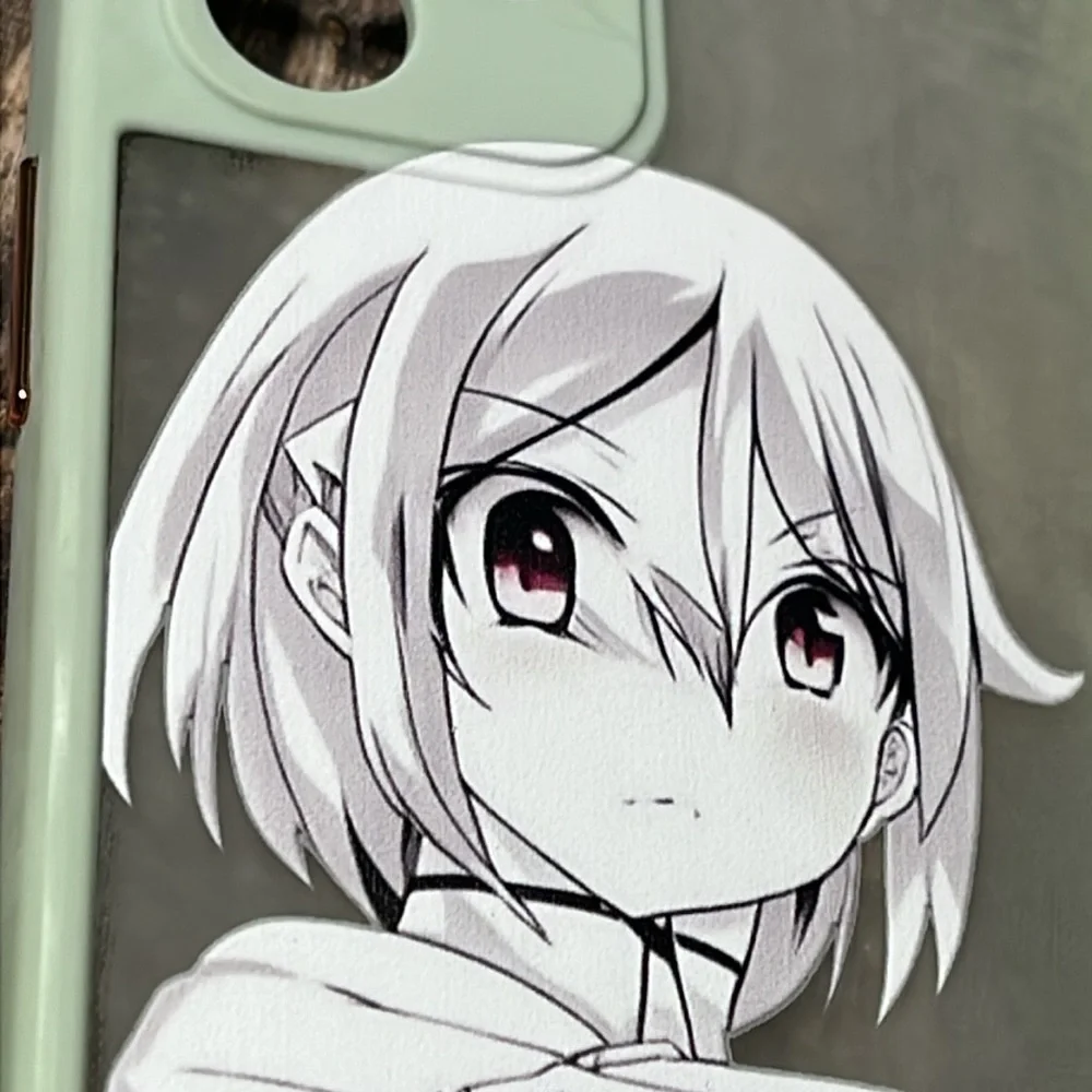 5for$10 Frosted Green Frame IPhone 12 Phone Case Anime Women Lifting Shirt